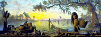 Small image of the "In Ages Past" chamber mural